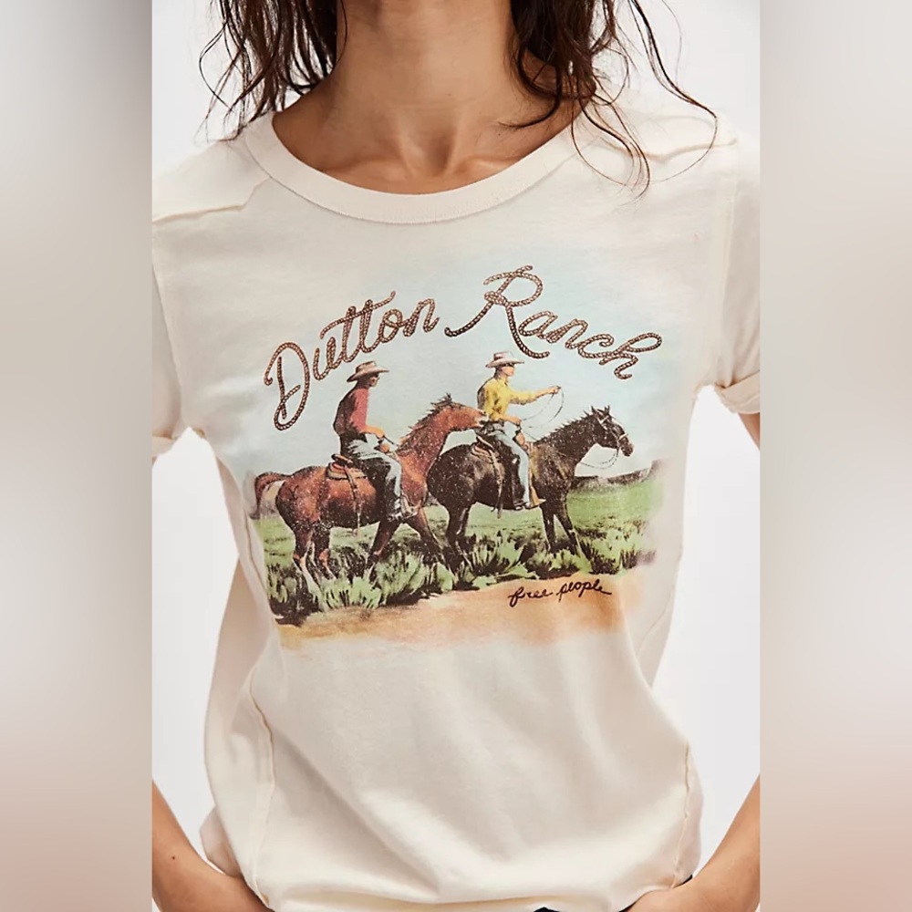 FREE PEOPLE X YELLOWSTONE - Dutton tee